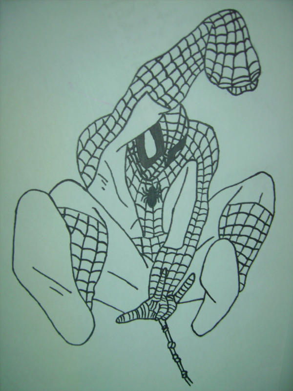 Spiderman Sharpied