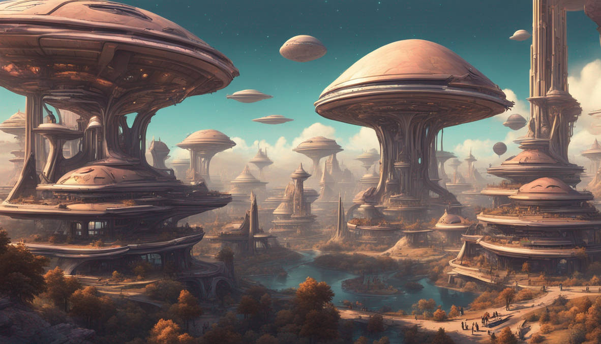 Alien Pod City by Loopfordian on DeviantArt