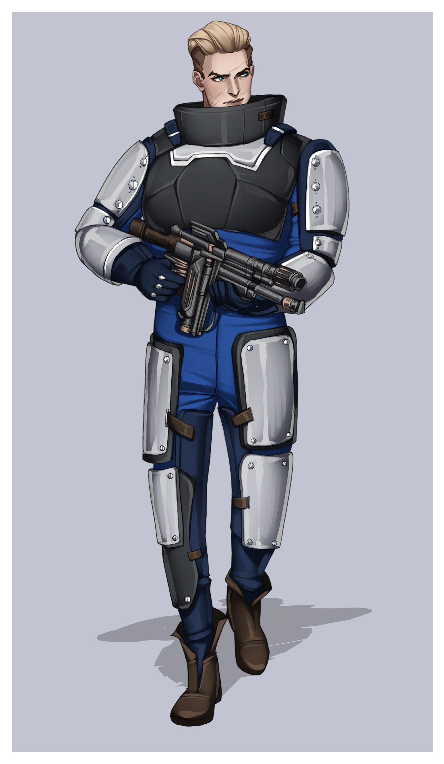 Deviantart Rifleman Guard Confederation Regulars, Heavy Assault Rifleman by MyriadSpectralSeason ...
