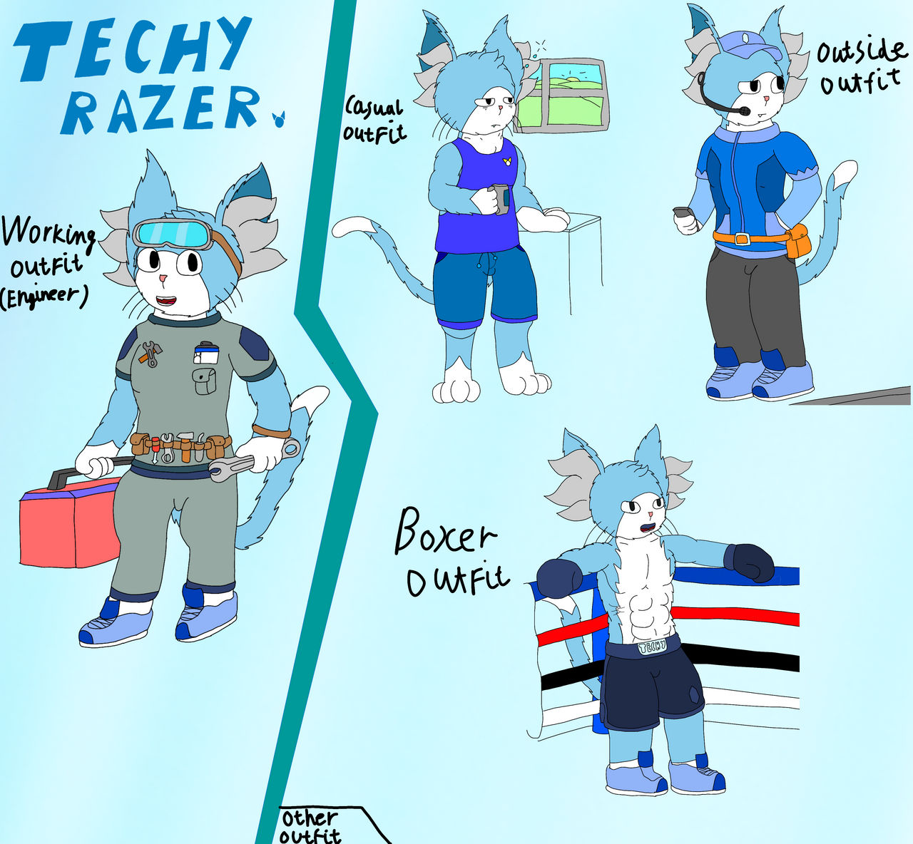 Tecy Techy Razer, my OC by quangmap34 on DeviantArt