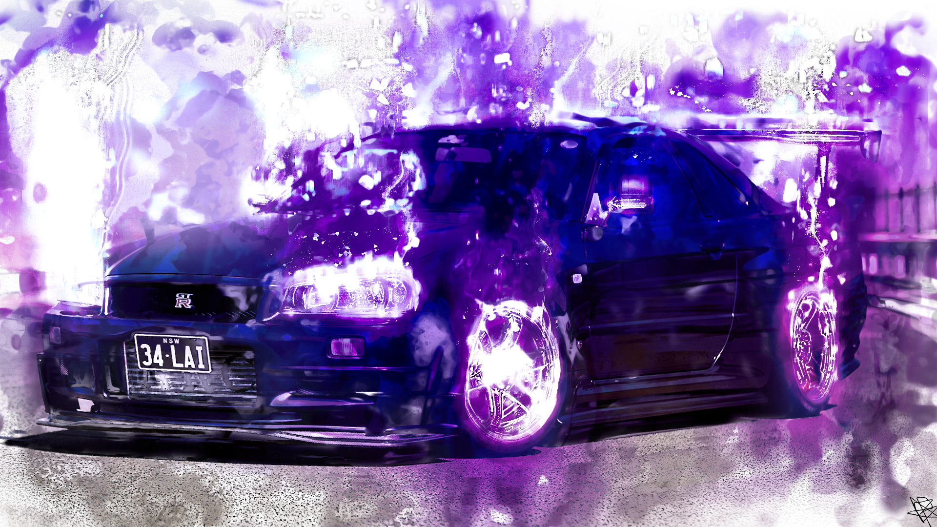 Modded Nissan Skyline GTR Wallpaper (Final)