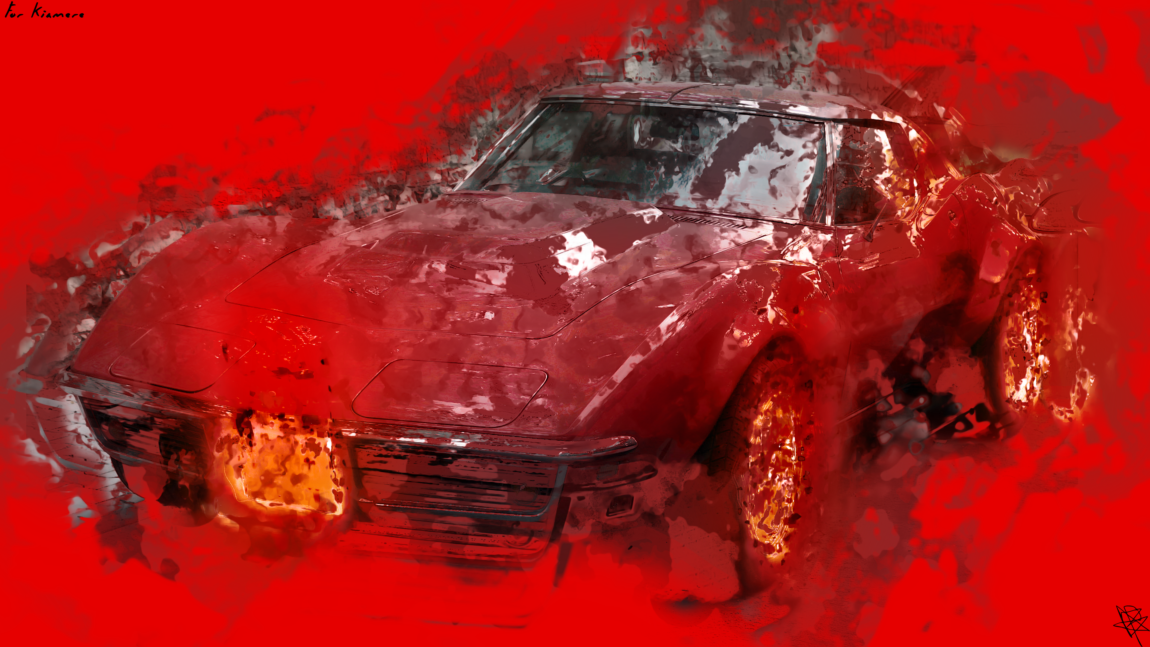 1969 Corvette Stingray ~ Art Trade w/ Kiamere