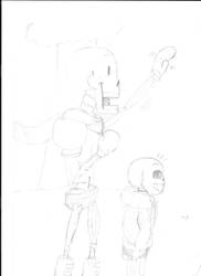 Sans Papyrus Wave Sketch