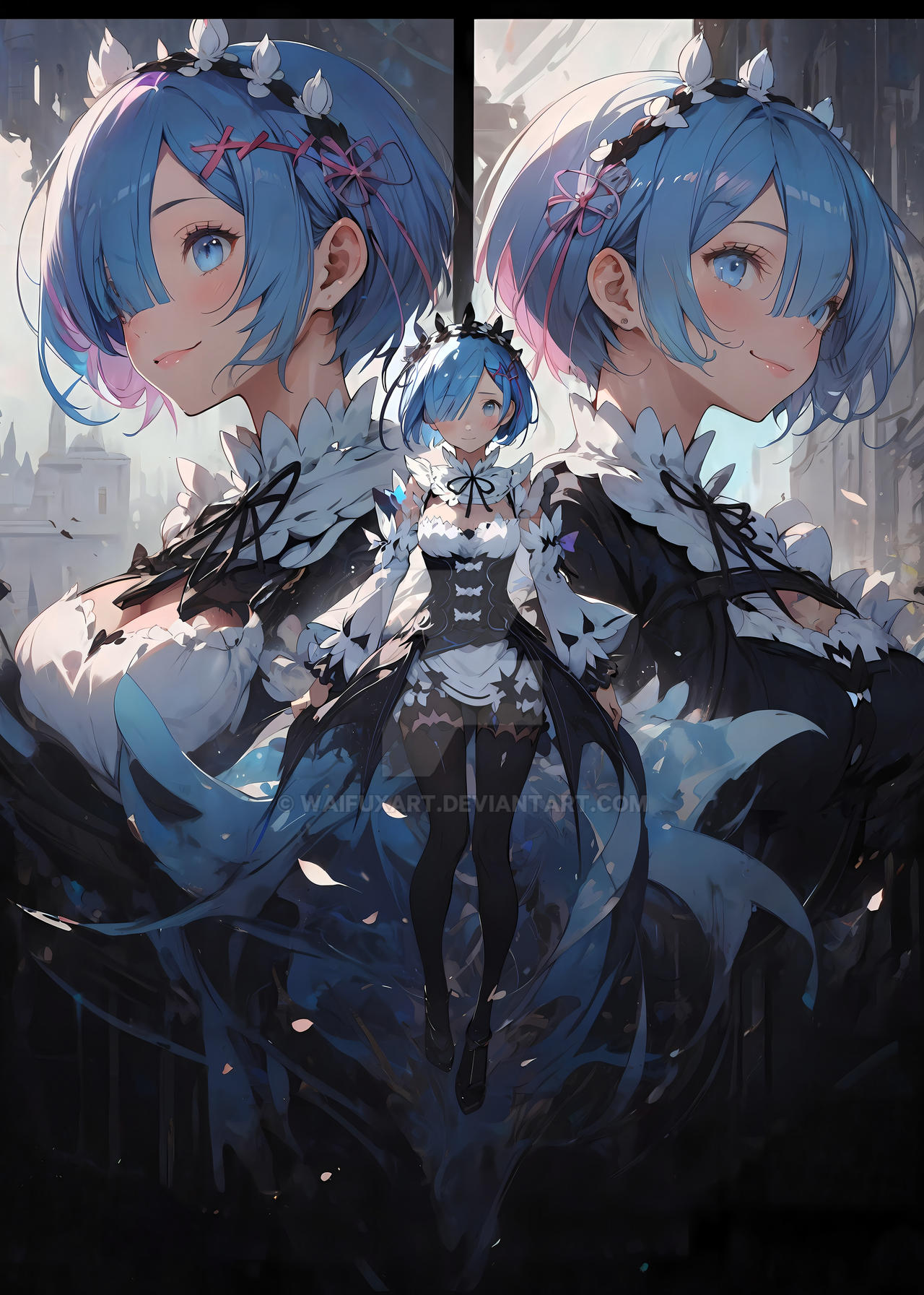 Deviantart Rem 30 Days of Rem #01 by WaifuXArt on DeviantArt