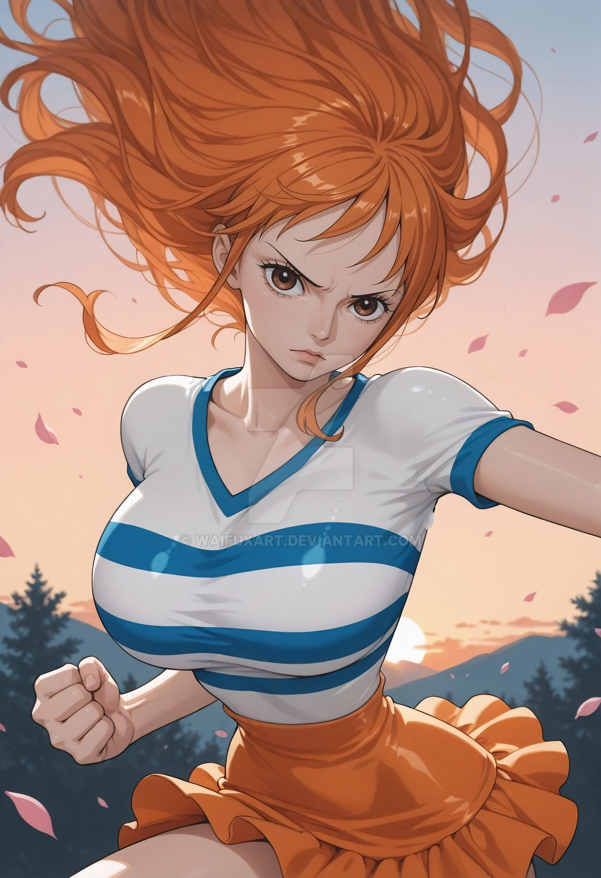 Nami Looks Nami (Original Outfit) by WaifuXArt on DeviantArt