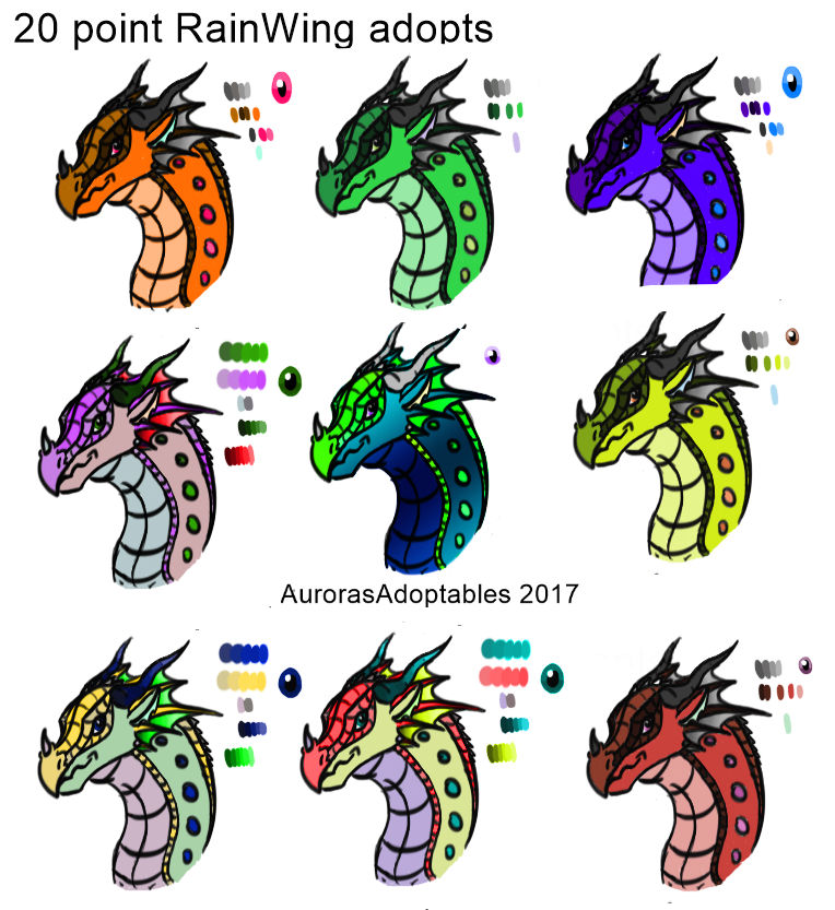 CLOSED More RainWings By AurorasAdoptables On DeviantArt closed-more-rainwings-by-aurorasadoptables-on-deviantart