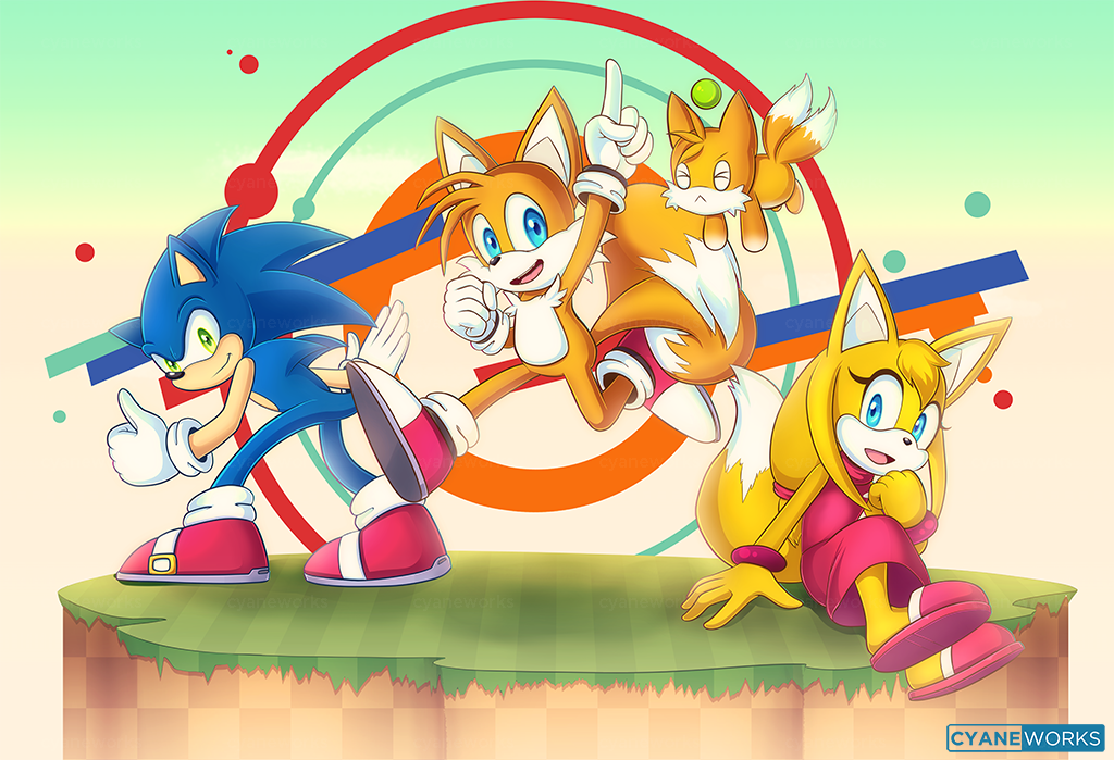 Comm Tails And Sonic Pals T By Cyaneworks On Deviantart