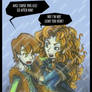 Hiccup and Merida - CURSE this leg! -EDIT - COLORE