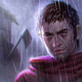 Knight with the red cloak