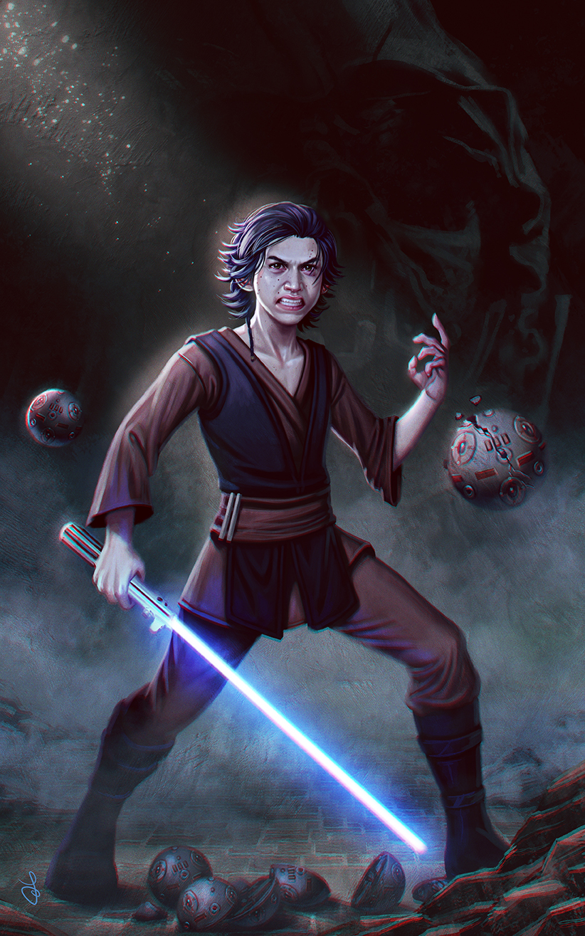Ben Solo, the angry padawan.