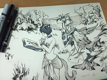 Inktober FFXIV