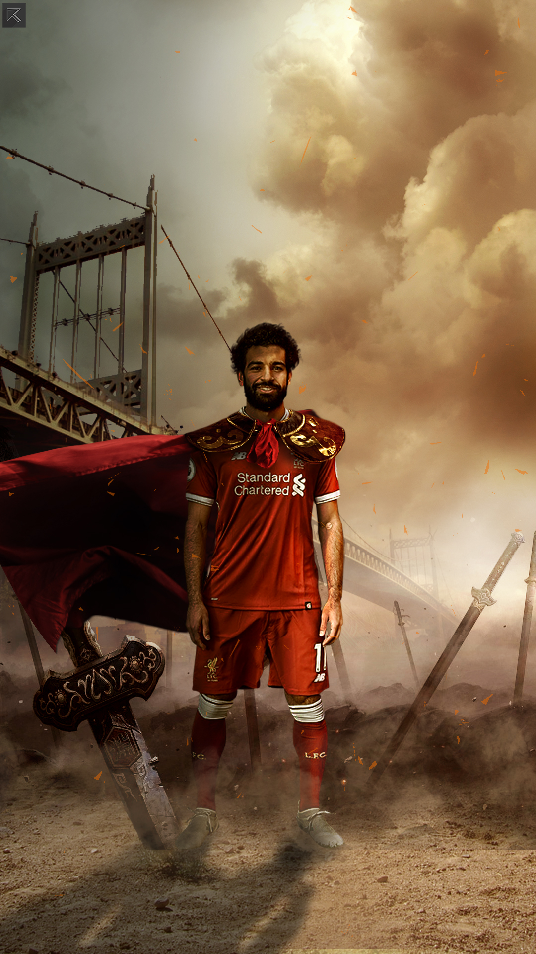 mohamed salah liverpool lock screen