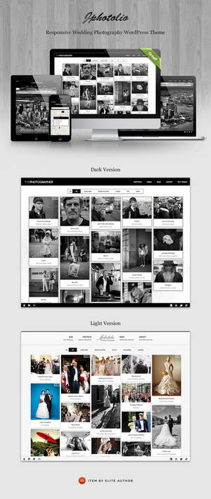 JPhotolio: Responsive Wedding Photography WordPres