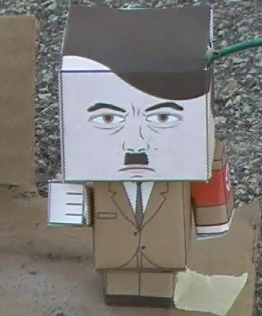 Hitler Rapping Paper Hitler Papercraft by MaroonPie on DeviantArt