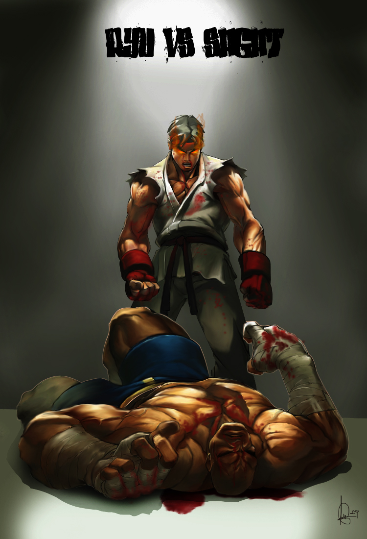 Fatality ... Ryu vs Sagat