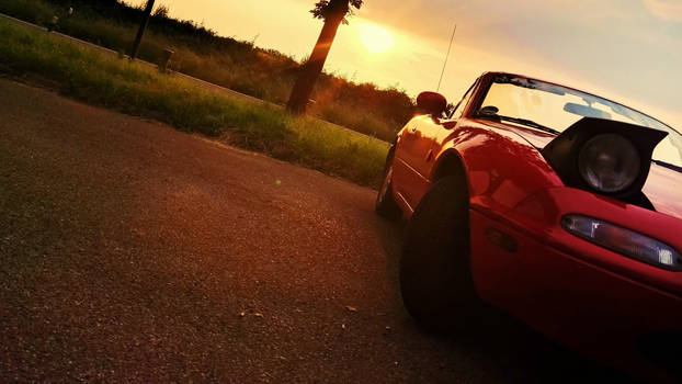 Miata Sunset