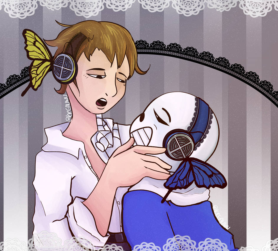 Sans X Reigen by Kreauwu on DeviantArt