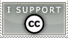 Support Creative commons stamp