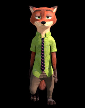 Nick Wilde 3D model for Blender [Download]