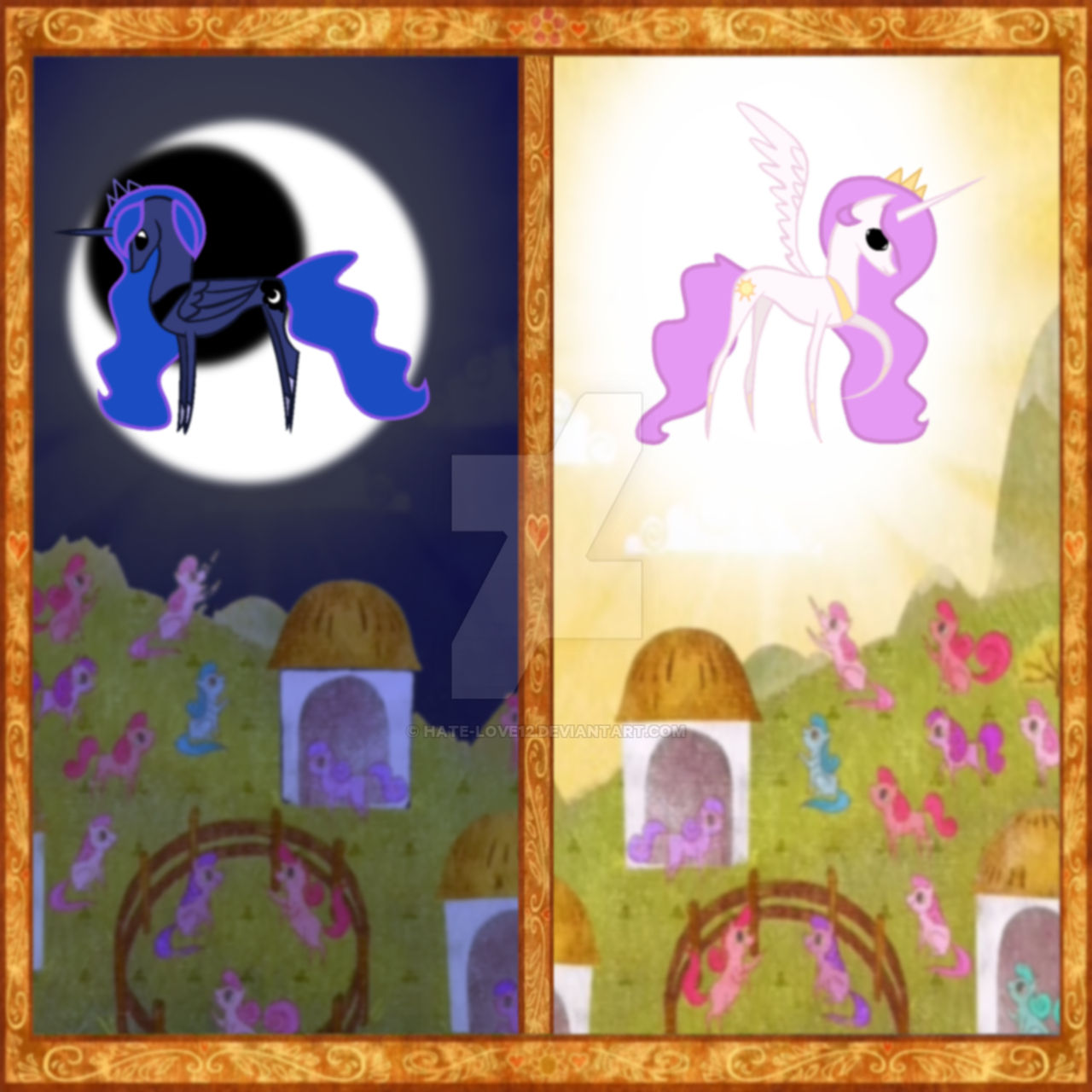 Mlp Split Custom Split Kingdoms (MLP AU) by Hate-Love12 on DeviantArt