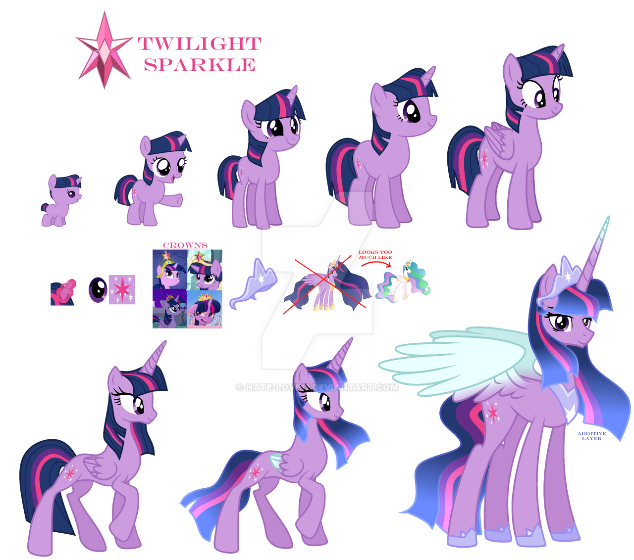 Twilight Sparkle (Ultimate Reference) by Hate-Love12 on DeviantArt