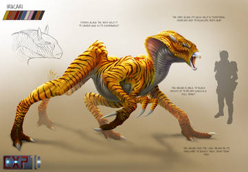 Irikari Creature Concept Sheet