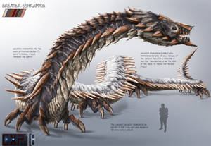 Greater Eshirapoda Creature Concept Sheet
