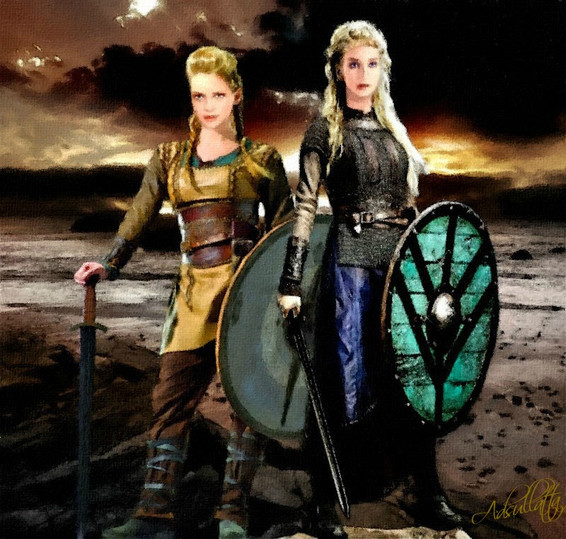 Shieldmaidens by adsullatta on DeviantArt