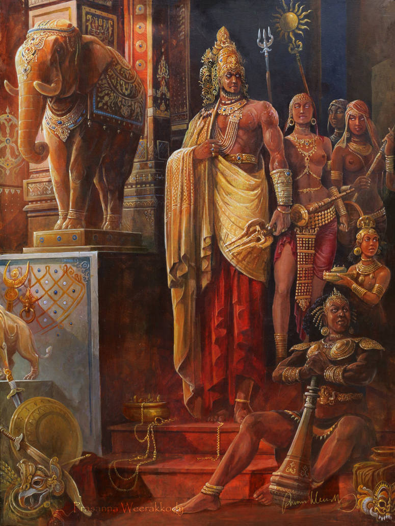 King Ravana Real King Ravana of Lanka by bhuthacharya on DeviantArt