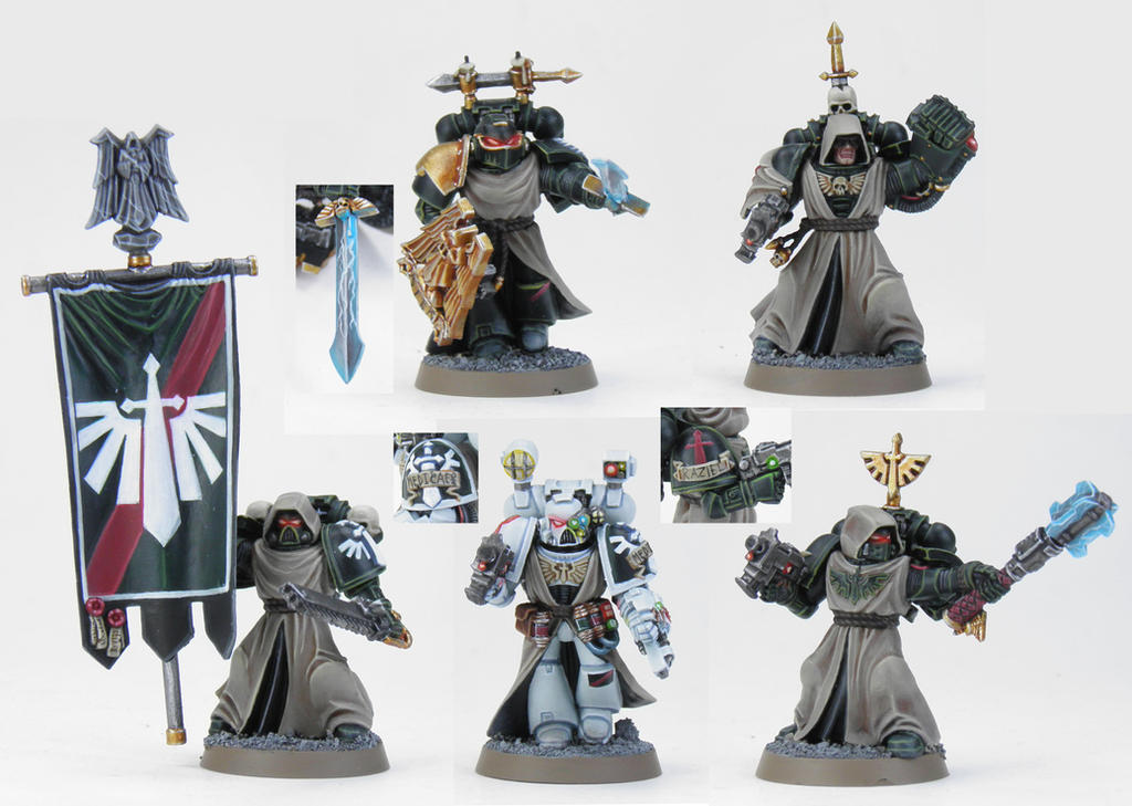 Dark Angels Command Squad - SOLD by PrincipeFenice on DeviantArt