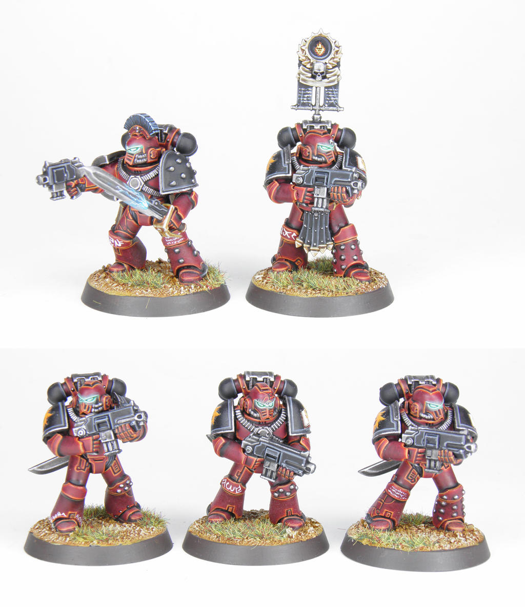 Horus Heresy Word Bearers Squad B - Commission by PrincipeFenice on  DeviantArt