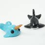 Polymer Clay Whales