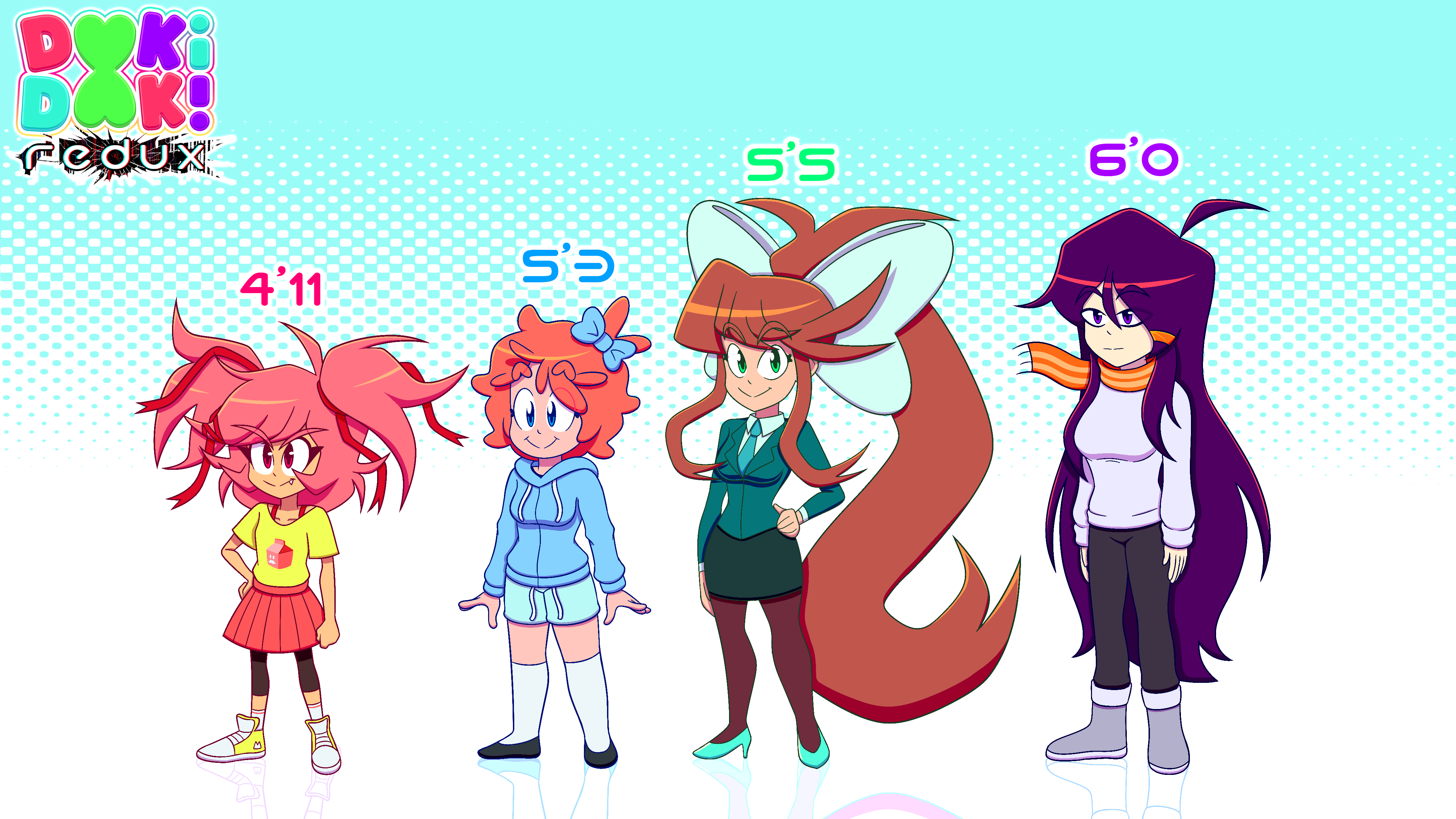 Doki-Doki Literature Club! : All Characters by cimokudo on DeviantArt