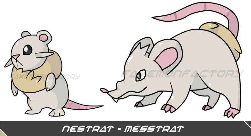 Nesting Rat Pokemon by harikenn on DeviantArt