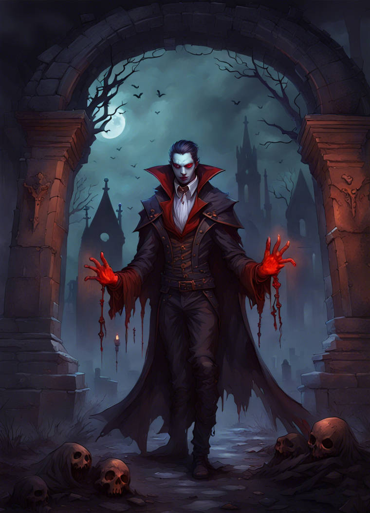Des vampires dans un cimetire