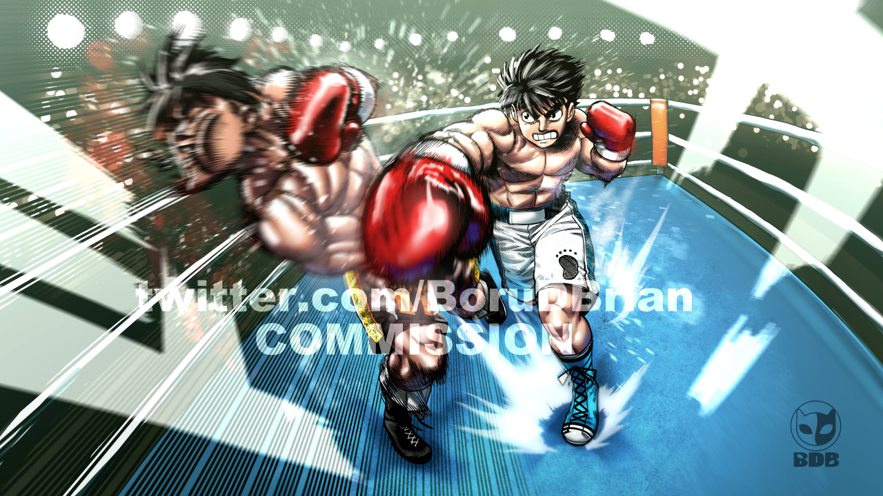 Hajime no ippo commission by BoruDBrian on DeviantArt