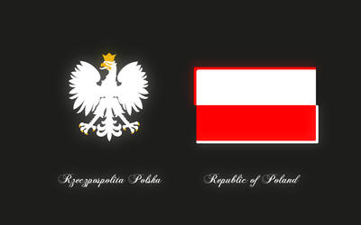 Poland: Coat of Arms + Flag