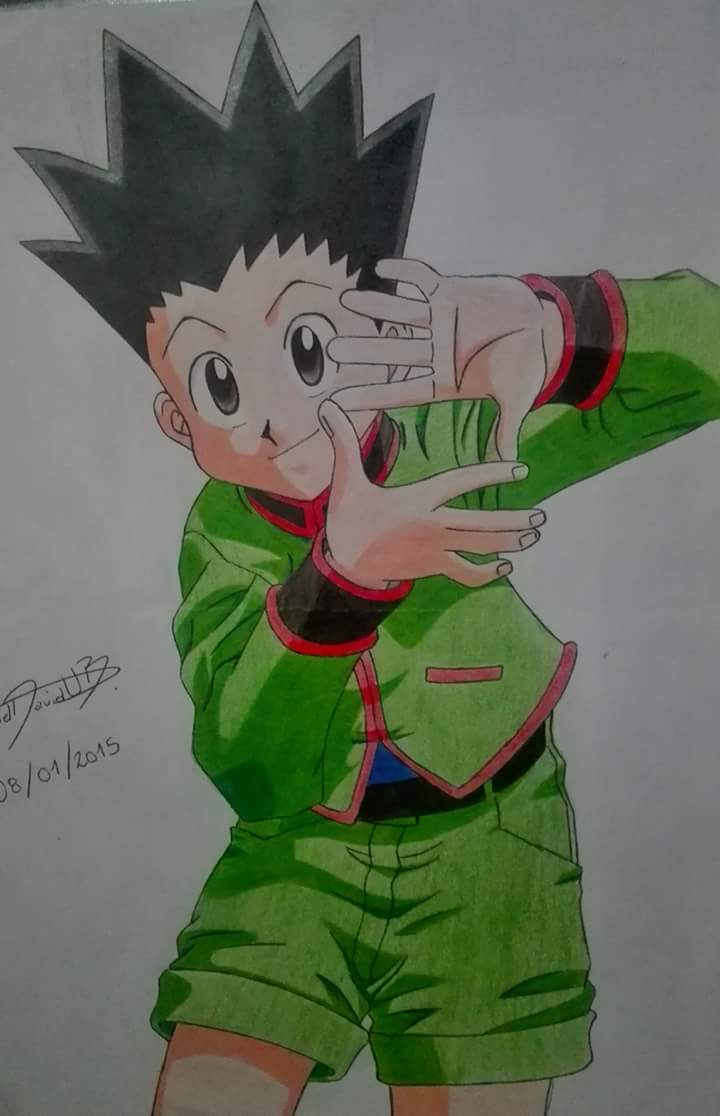 ANIME DRAWING, Gon Freecss (Hunter x Hunter)