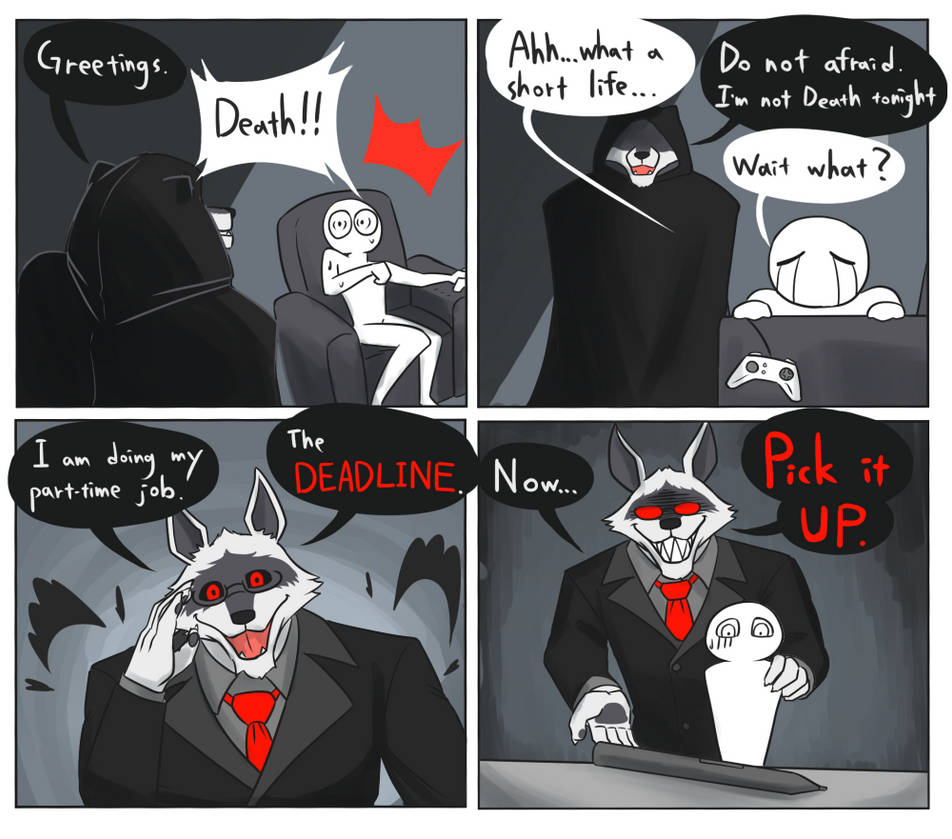 Deadline Rage Comic The Deadline by LeafGHost on DeviantArt