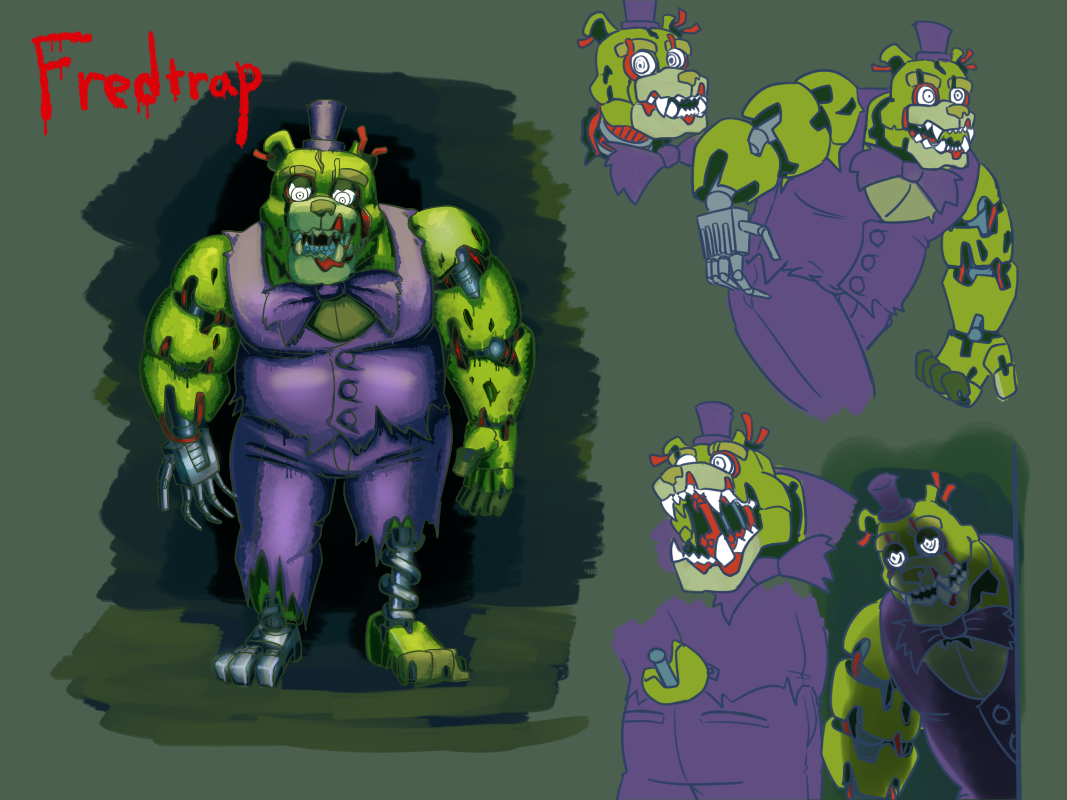 Fredtrap Variants Fredtrap by LeafGHost on DeviantArt