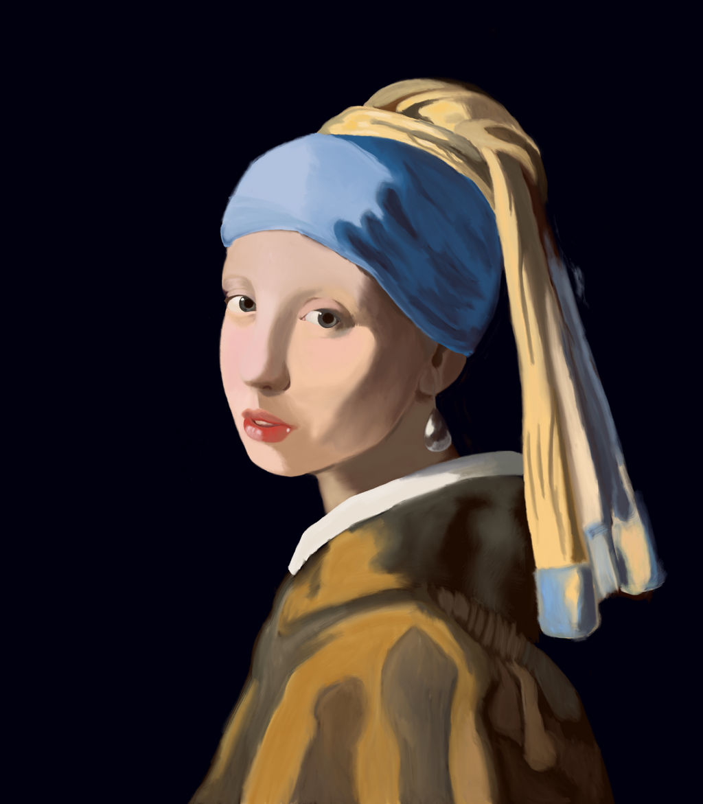 Girl with a Pearl Earring Master Copy by awkwardCrabwalk on DeviantArt