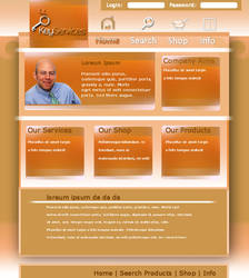 Corporate Website Template key