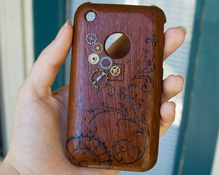 Steampunk iPhone Case by CrystalKittyCat