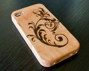 Steampunk iPhone Wood Case