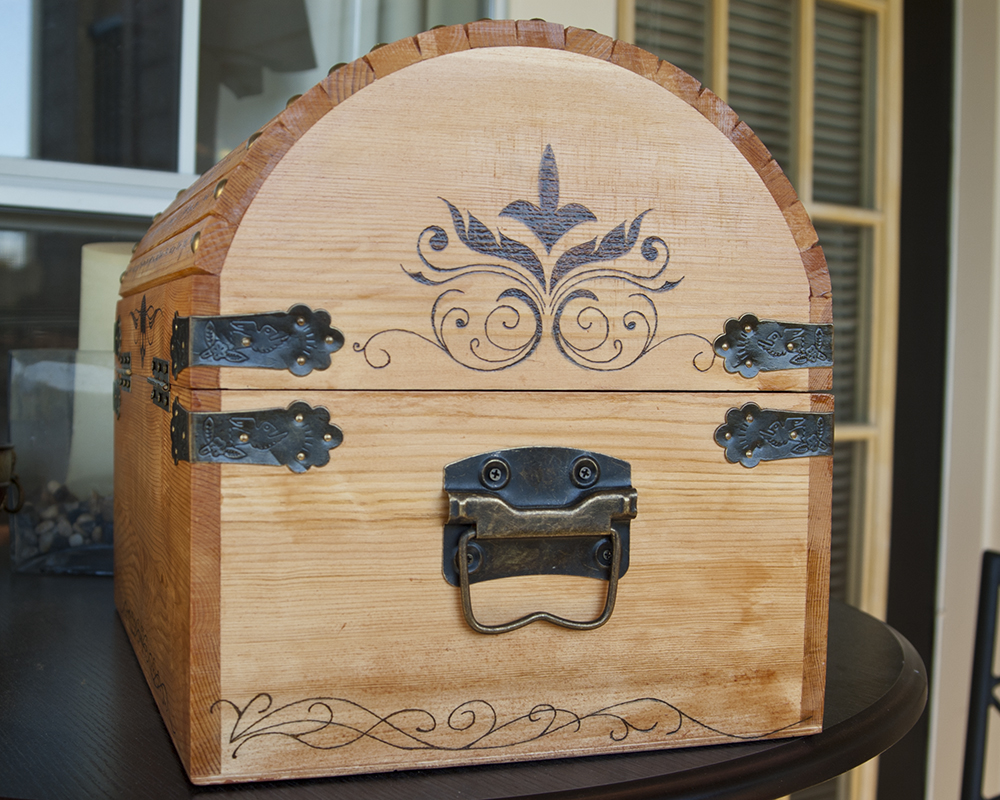 Victorian Pirate Chest - Side