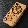 Steampunk Gears iPhone 4/s Wood Case