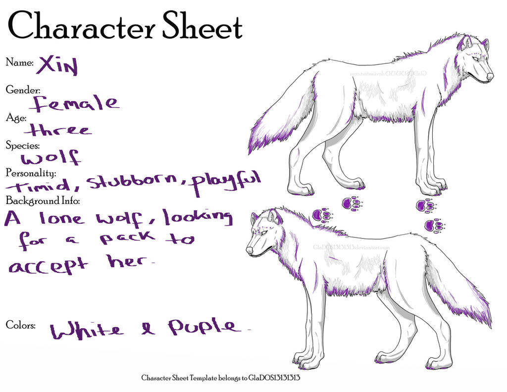 Wolf Character Sheet Template By Glados D3 By Petiteangellove On Deviantart Wolf Character Sheet Template By Glados D3 By Petiteangellove On Deviantart