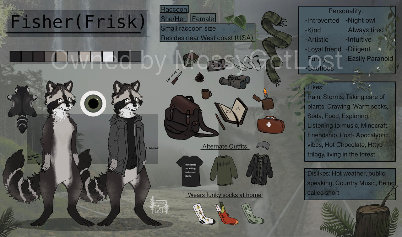 Frisk Example Template Frisk Character Sheet by MossyGotLost on DeviantArt