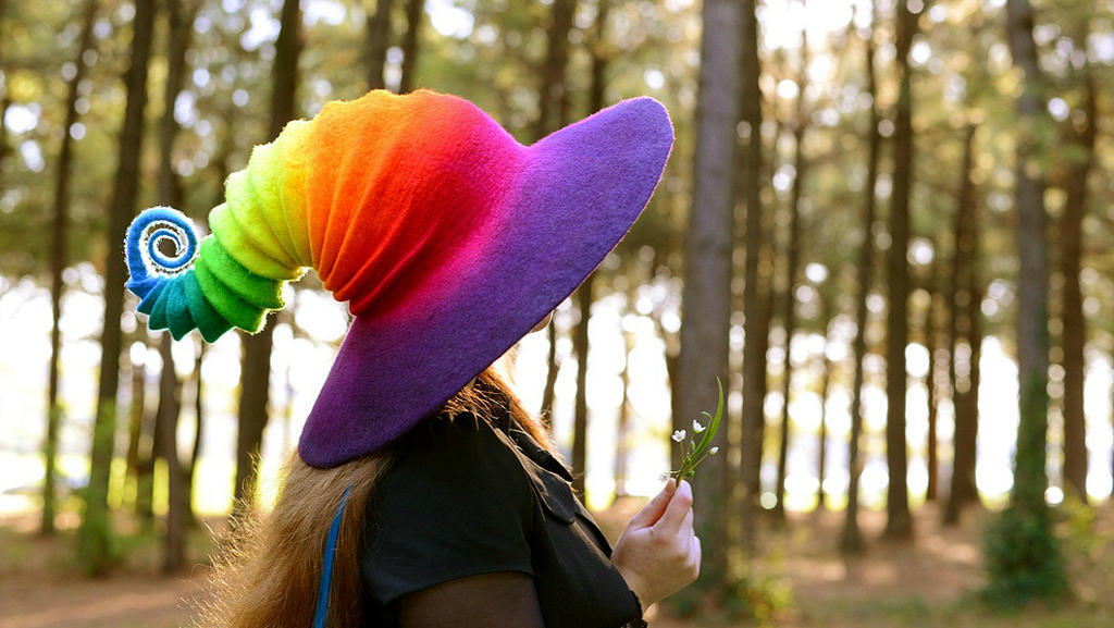 Rainbow Witch Hat Rainbow Witch Hat