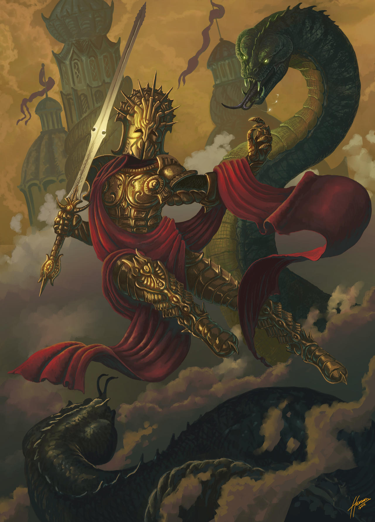 Snake Warrior by Skullbastard on DeviantArt